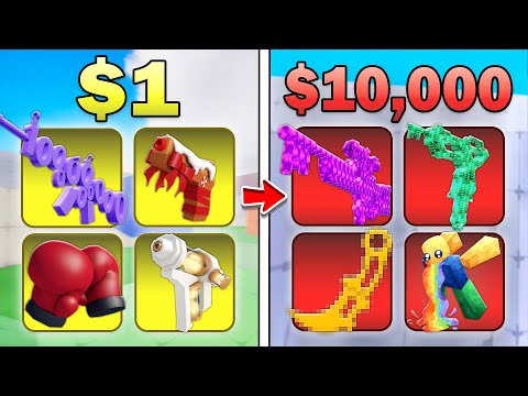 $1 vs $10,000 THEME LOADOUTS in Rivals!