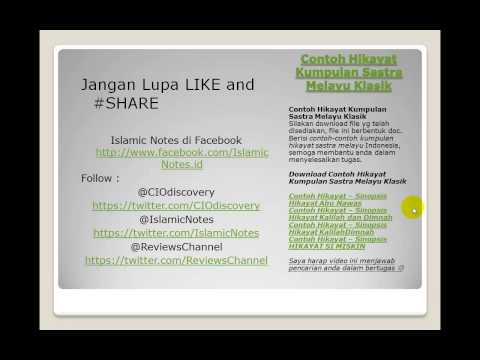 Contoh Hikayat Bahasa Indonesia - Contoh 193