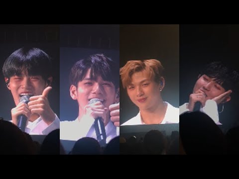 180804 Daehwi,Seongwoo,Jihoon,Jaehwan,Daniel,Jisung speak Thai [One The World in Bangkok] Day1
