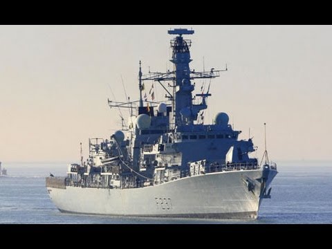 British warship HMS Westminster leaves for Gibraltar