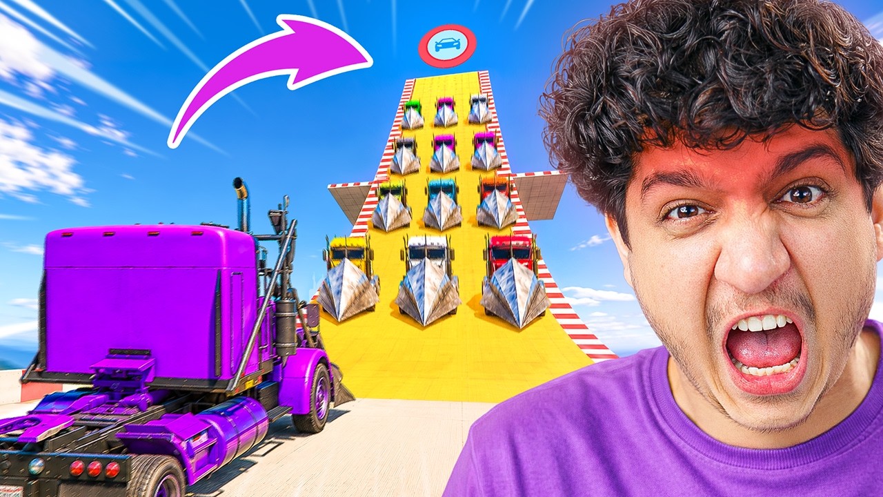 HARDEST GTA 5 PARKOUR RACES WITH MY FRIENDS