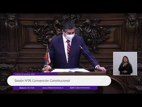 Roberto Vega - Discurso de Apertura Pleno N°35 - 26/10/2021.