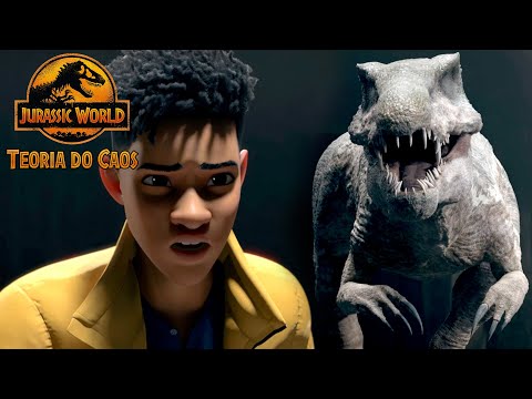 SHH! Passando por uma Baryonyx sem olhos | Jurassic World Teoria do Caos | Netflix
