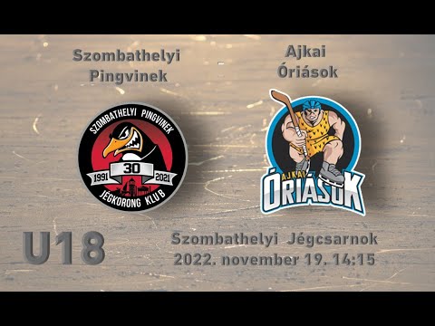 U18 97 Szombathelyi Pingvinek -  Ajkai Óriások (élő közvetítés)