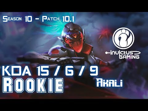 IG Rookie AKALI vs KATARINA Mid - Patch 10.1 KR Ranked