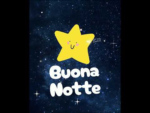 Buonanotte Video e GIF con stella che saltella