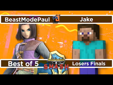 BeastModePaul (Hero-) vs Jake (Steve) Losers Finals - Boardwalk Smash #36 - SSBU