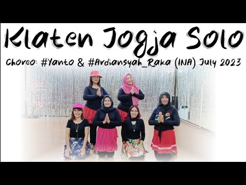 KLATEN JOGJA SOLO - Line Dance - Choreo: #Yanto & #ardiansyah_raka - Demo: SenSor LD CLASS