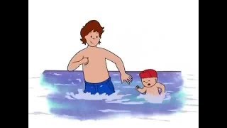 Caillou English Full Episodes | Caillou at the beach | Cartoons for Kids