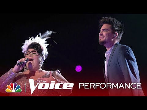 Katie Kadan and Adam Lambert Perform a Duet to "Believe" - The Voice Live Finale 2019