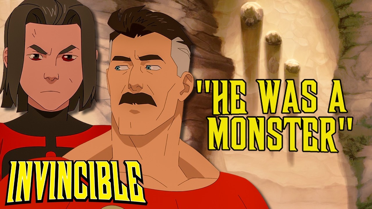 Omni-Man Builds A Grave For Conquest | Invincible Season 4
