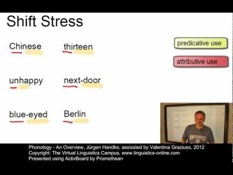PHY205 - PDE Suprasegmental Phonology I (Stress)