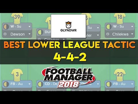 FM18 Best Lower League Tactic! 4-4-2 Football Manager 2018 Tactics