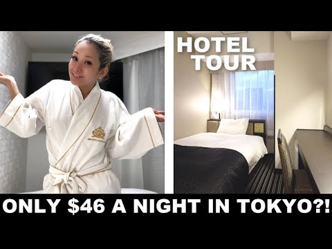 What a Cheap Hotel is Like in Tokyo, Japan | HOTEL TOUR Video