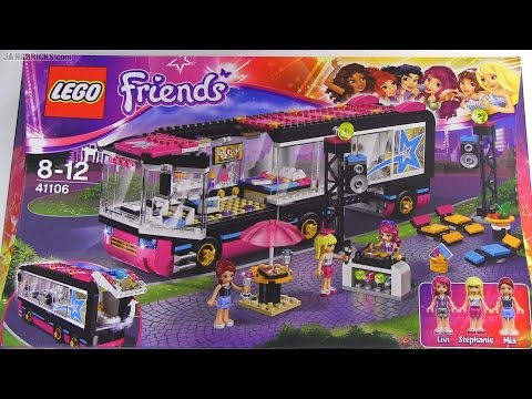 Vidéo LEGO Friends 41106 : La tournée en bus