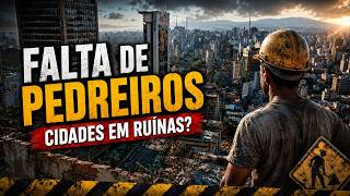 Está faltando pedreiros no Brasil, e só vai piorar!