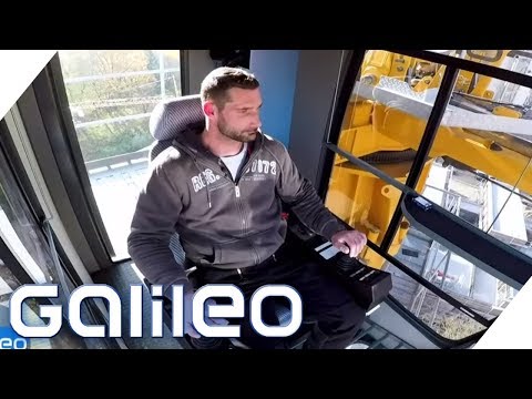 Ten Questions for a Crane Operator | Galileo | ProSieben
