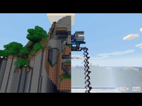 Minecraft behind the Temple of Notch