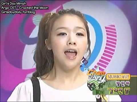 Girl's Day (걸스데이) Minah singing Argo OST - Cracked the Moon (갈라진 달) LIVE