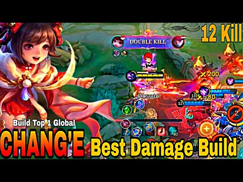 Chang'e Best Damage Build & Gameplay || Build Top 1 Global Chang'e || MLBB