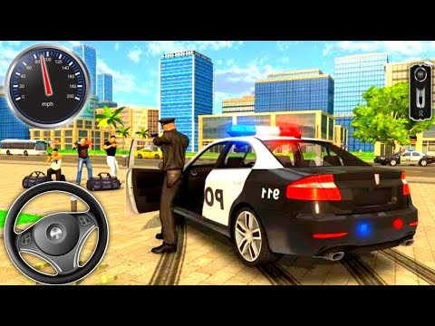 Police Car Drift in The City Simulator - US Cop SUV Patrol Chase Driving - Android Gameplay #2