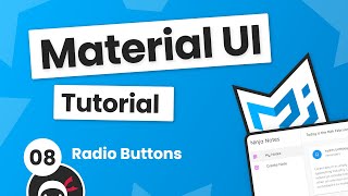 Material UI Tutorial #8 - Radio Buttons