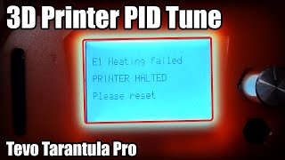 3D Printer PID Tune