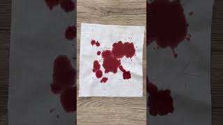 How to make fake blood 🩸 #halloweencostumeideas #halloweenparty #halloweenpartyideas