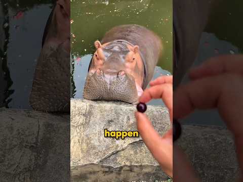 This Hippo Wanted Something Bigger 😂
