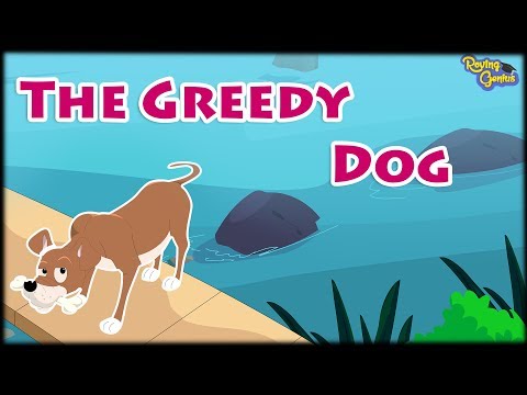 The Greedy Dog | Popular Bedtime Story For Kids | Roving Genius