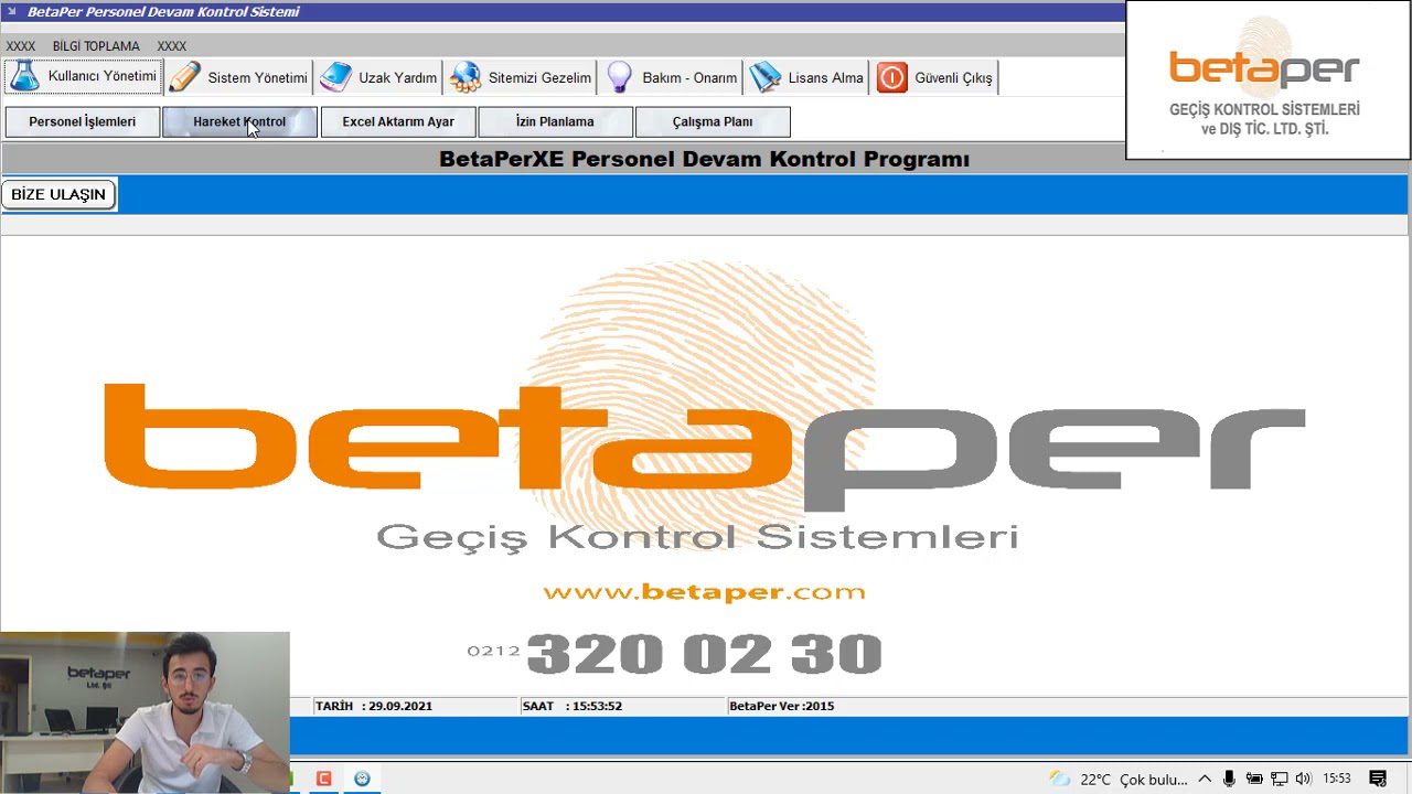 Betaper PDKS programı eğitim videosu