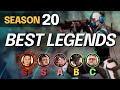 NEW LEGENDS TIER LIST for Season 20 - PERK SYSTEM AND LEGENDS SEASON 20 - Apex S20 Meta Guide
