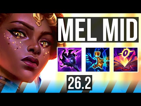 MEL vs DR. MUNDO (MID) | Perfect KDA: 10/0/3 | KR Master | 26.2