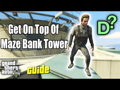 How To Get On Top Of Maze Tower - GTA 5 Story Mode (Dom Beasley Mission)