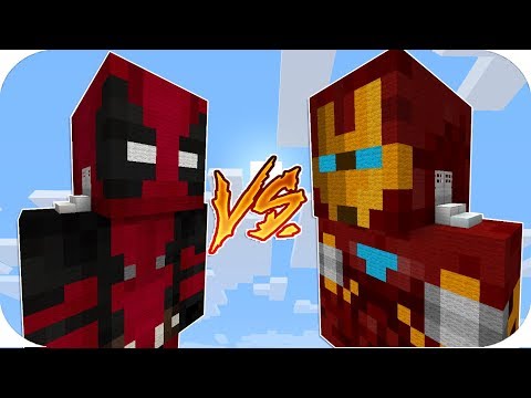 DEADPOOL EVİ VS DEMİR ADAM EVİ! - Minecraft