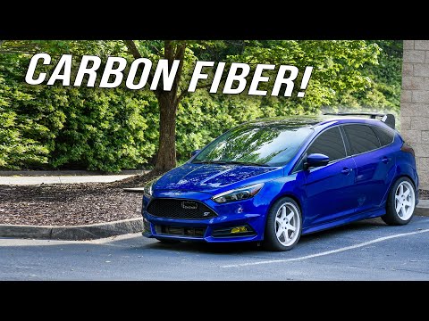 Installing a Focus ST/RS Carbon Fiber Wing on my Focus ST!!!
