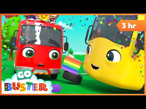 Buster Saves His Friends | Go Buster - Bus Cartoons & Kids Stories