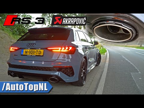 NEW! Audi RS3 8Y with AKRAPOVIC & EVENTURI Sounds PERFECT! by AutoTopNL
