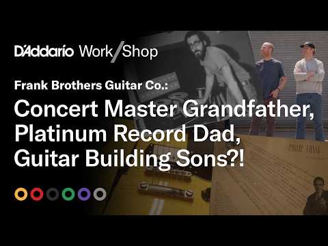 기타의 개성은 설계와 손끝에서 나온다: Frank Brothers의 제작 철학