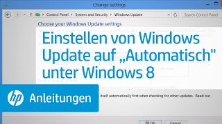Einstellen von Windows Update auf „Automatisch“ unter Windows 8