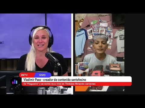 Es "Flogueiro" y se volvió muy viral en Timbúes filmando camiones