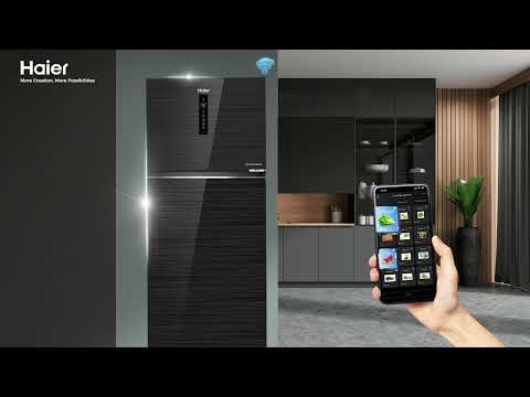 Haier | IoT Black Refrigerator