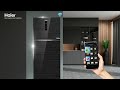 Haier IoT Black Refrigerator