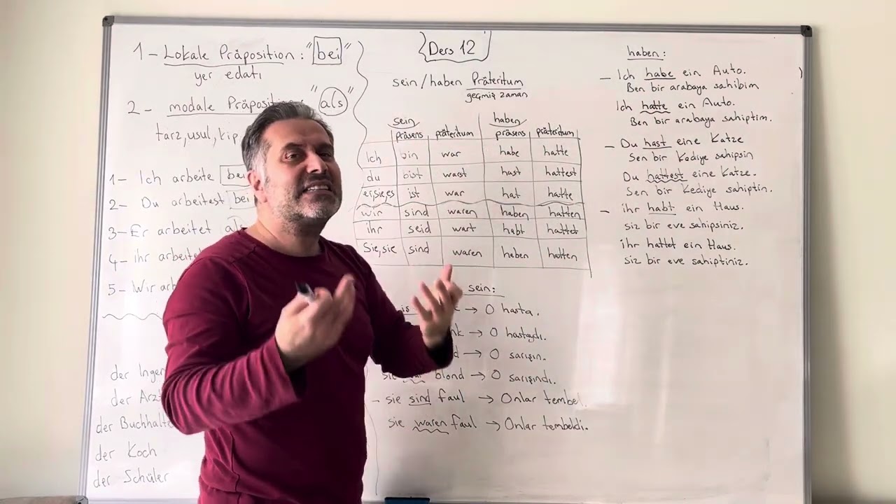 Almanca A1.2 Ders 12