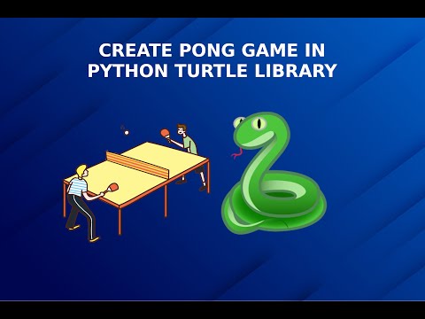 Python Turtle Graphics Tutorial Pong Game 33