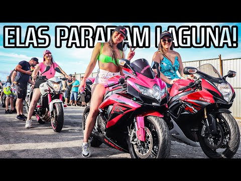 MOTOLAGUNA 2021 pt. 01 - GIRLS Taking Over THE BIKE MEETING riding SUPERBIKES!