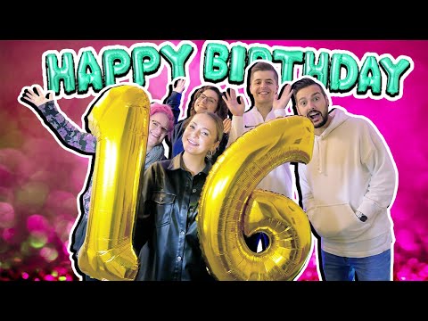 SWEET 16! MEGA surprise party for Bianca!