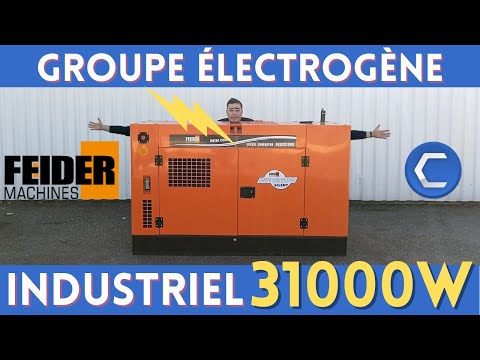 Groupe Industriel 31000W - Présentation du GROUPE ÉLECTROGÈNE Triphasé FGED31000 -  - Capitools