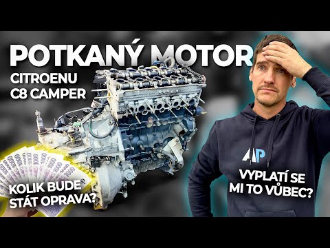 Rozebírám potkaný motor Citroenu C8 Camper… 🥹 Kolik bude stát oprava? 🤔