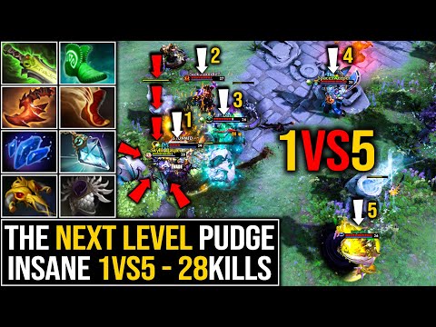 THE NEXT LEVEL PLAY!!! EPIC 1VS5 - THIS PUDGE DESERVES A MEDAL | Pudge Official